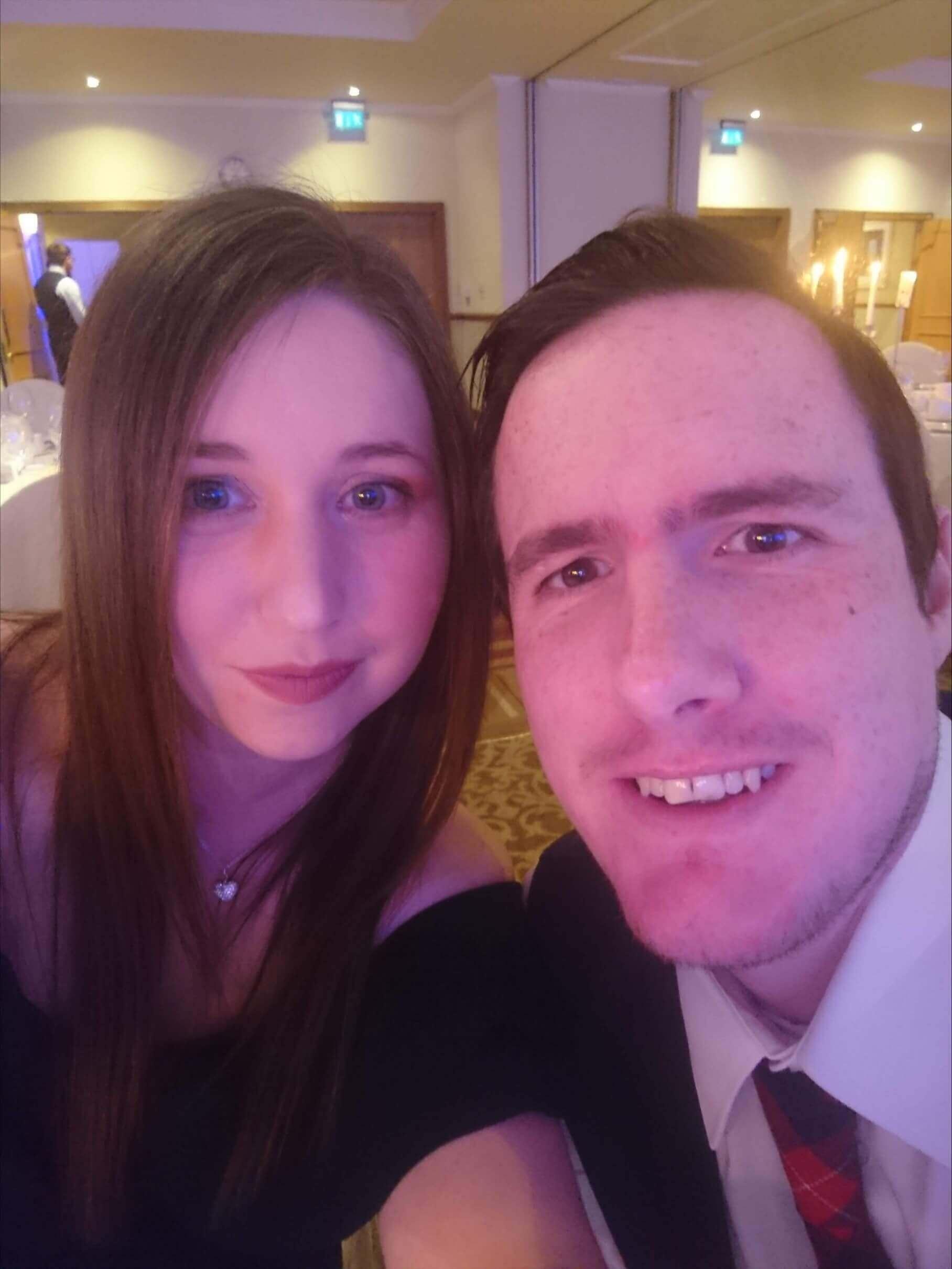 A picture of two young people