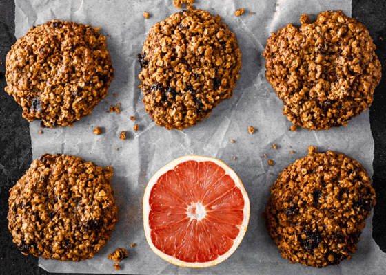 California Prune and grapefruit cookies