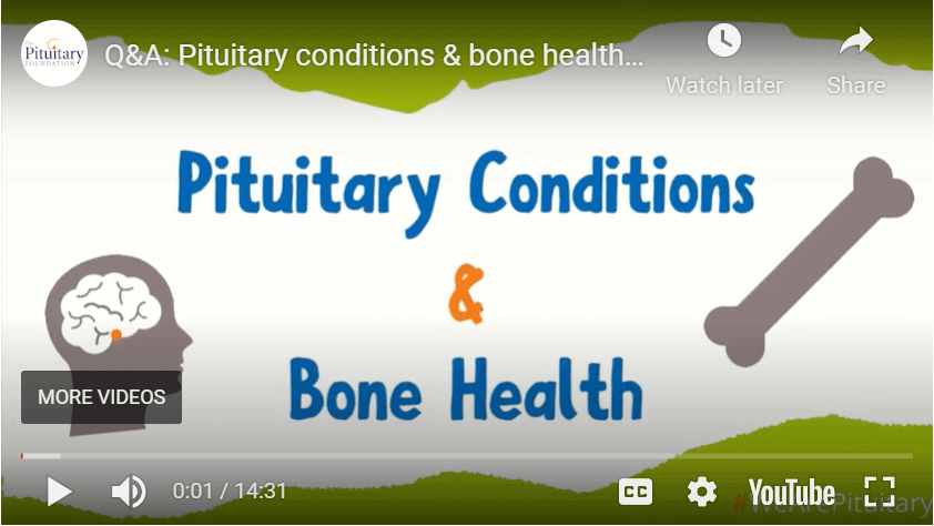 Video of the pituitary gland and bone health