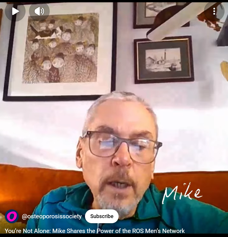 Man speaking to camera