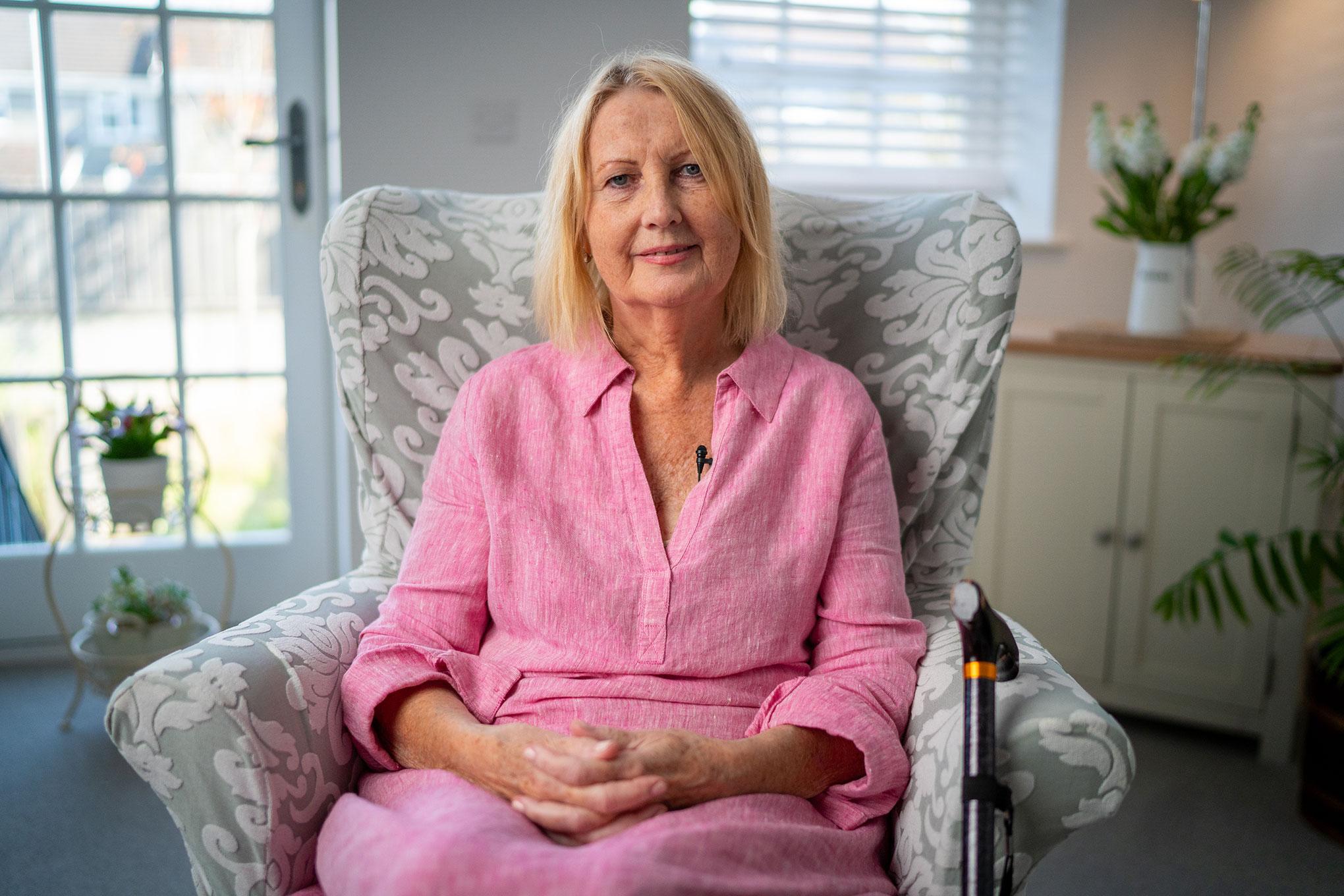 A lady called Ann who has osteoporosis