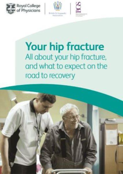 Front cover of booklet titled Your Hip Fracture